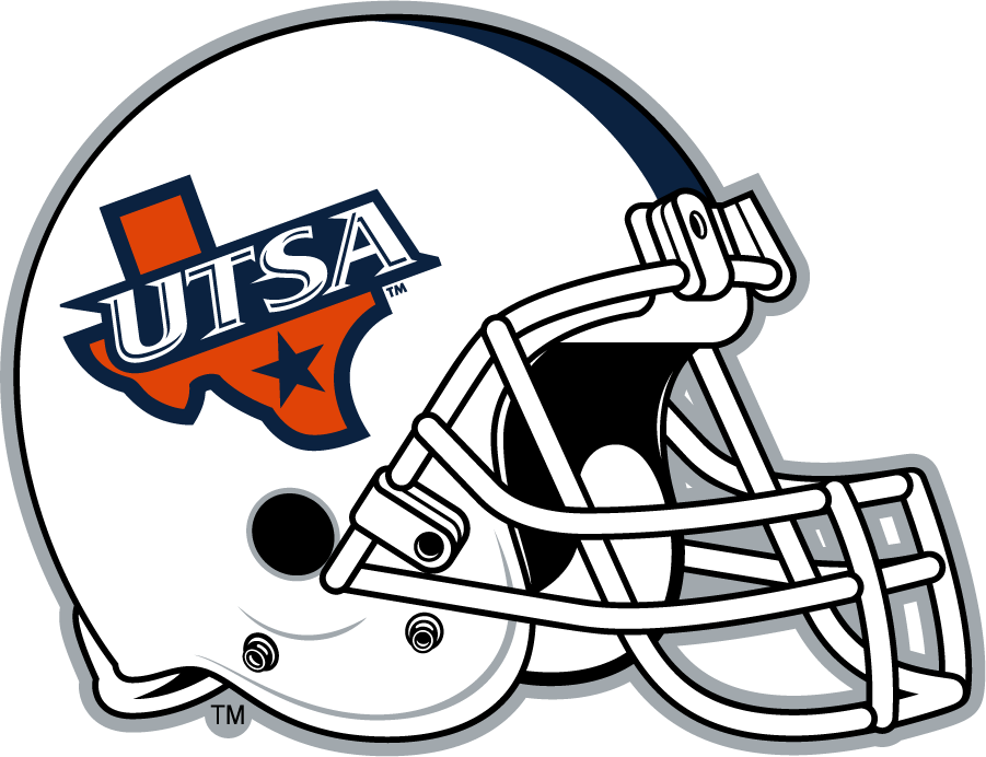 Texas-SA Roadrunners 2016-2019 Helmet diy DTF decal sticker